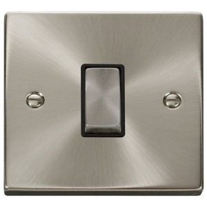 Satin Chrome 1 Gang Intermediate Switch