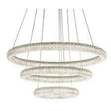 Neve 3 ring pendant 90W warm white