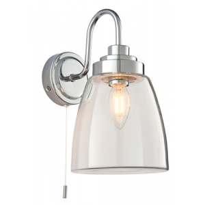 Ashbury 1lt wall IP44 4W SW