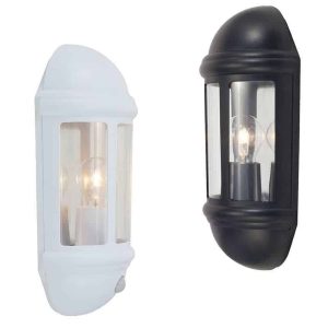 Latina Polycarbonate Half Lantern (Black)