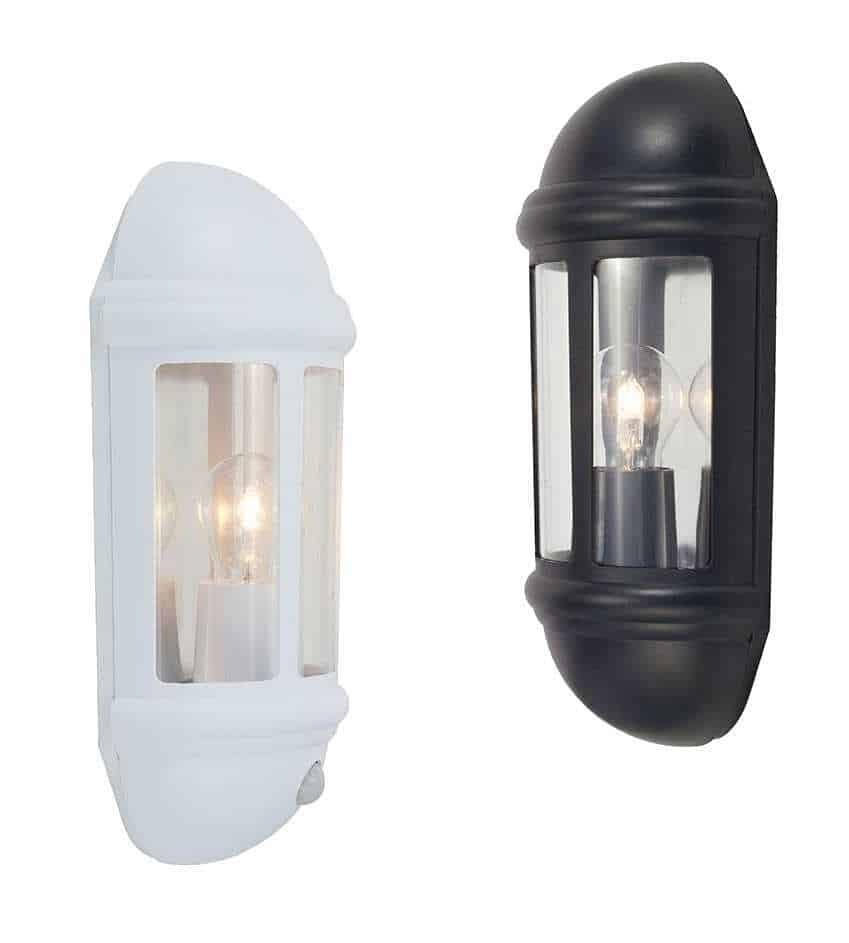 Latina Polycarbonate Half Lantern (Black)