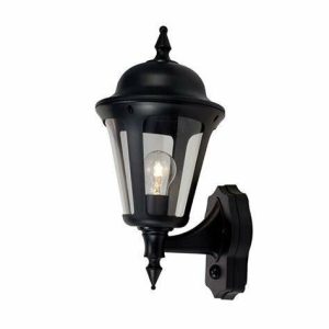 Latina Polycarbonate Wall Lantern (Black)