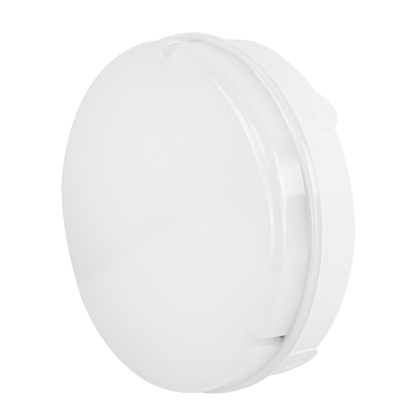 12W LED Bulkhead With Knockouts - Standard - IP65 - CTA - White