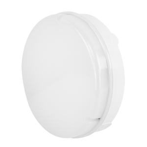 12W LED Bulkhead With Knockouts - Emergency - IP65 - CTA - White
