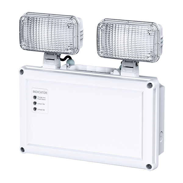 2 X 3W Emergency LED Self-Test Non-Maintained Twin Spot - IP65
