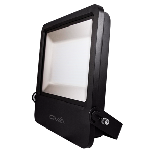 300W LED Floodlight With Photocell - IP65 - 4000K - Black