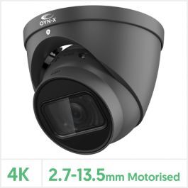 Eagle 4K/8MP Varifocal Motorised Lens Lite IR Network Turret Camera (Grey)