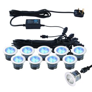 IkonPRO CCT 6500K/Blue 45mm kit IP67 0.75W cct
