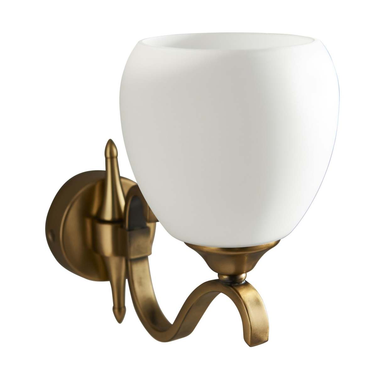 Columbia brass Single wall & opal glass
